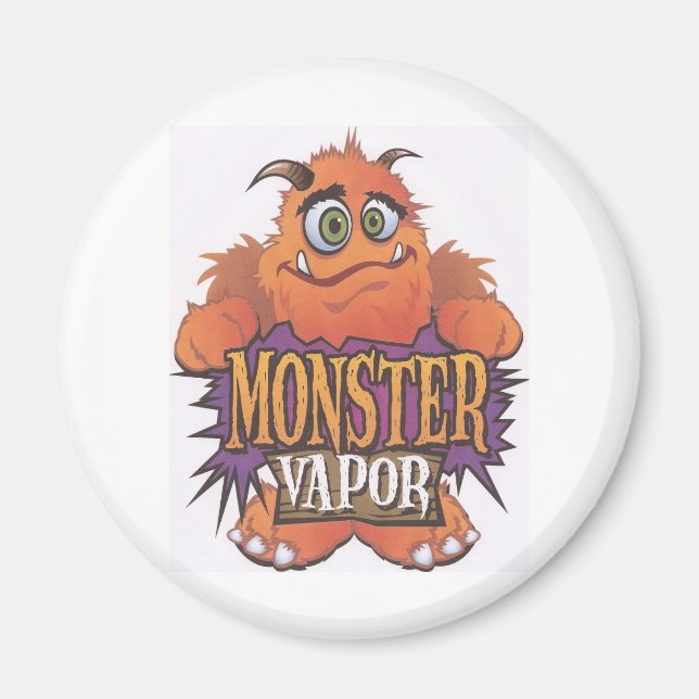 MONSTER VAPOR Kühlschrank Magnet (Vorne)