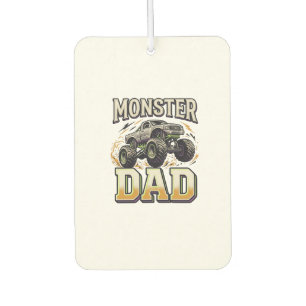 Monster-Vater Monster-Truck Vintage-Vector-Shirt-D Autolufterfrischer