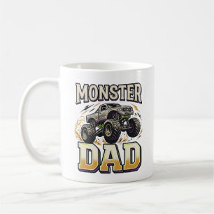 Monster-Vater-Monster-Truck-Vintage-Vector-Shirt-D Kaffeetasse
