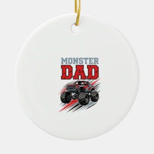 Monster-Vater Vintage-Monster-Truck-Shirt-Design_1 Keramik Ornament
