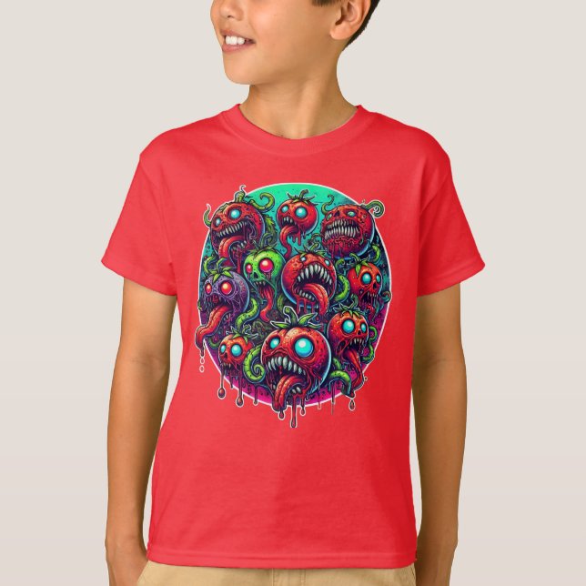 Monster Veggie Madness T-Shirt (Vorderseite)