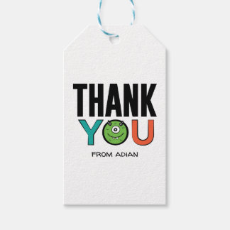 Monster Vielen Dank für Ihre Unterstützung Tag Geschenkanhänger