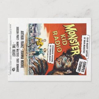 Monster von der Monster-Kid-Postkarte der Uni Postkarte