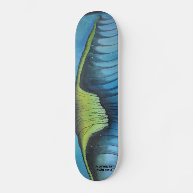 "Monster-Welle" durch Ryan Sims Skateboard (Vorderseite)