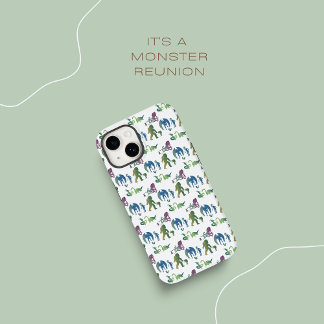 Monster Wiedersehen Funny Ombre Kreatur Blau Grün Case-Mate iPhone 14 Hülle