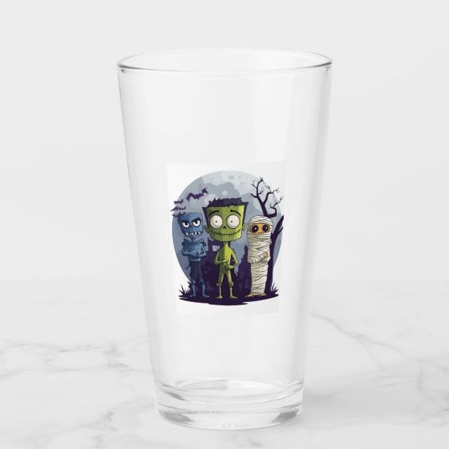 Monster Yoga-Klasse Glas (Vorderseite)