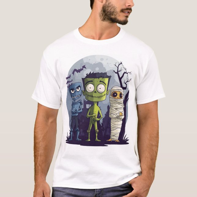 Monster-Yoga-Kurs T-Shirt (Vorderseite)