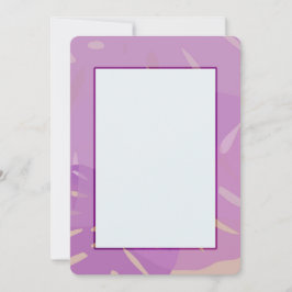 Monstera Abstrakte Einladungen