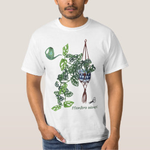 Monstera adansonii, Monstera Pflanze T-Shirt
