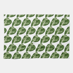 Monstera Albo Botanisches Küchentuch