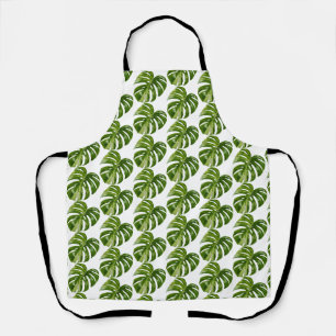 Monstera Albo Gartenschürze Seltene Zimmerpflanze Schürze