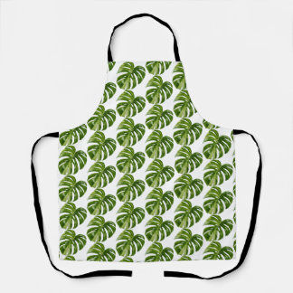 Monstera Albo Gartenschürze Seltene Zimmerpflanze Schürze
