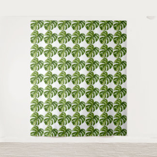 Monstera Albo-Tapete — Große seltene Variation Wandteppich