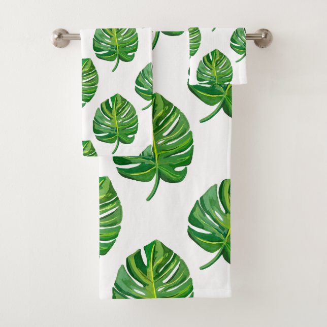 Monstera Badhandtuch Set (Insitu)