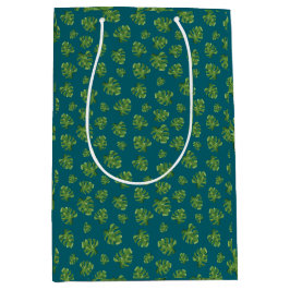 Monstera-Blatt-Geschenktasche Mittlere Geschenktüte