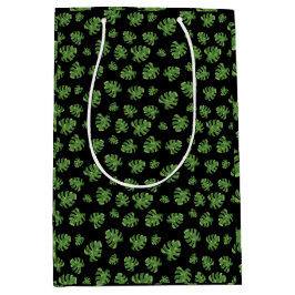 Monstera-Blatt-Geschenktasche Mittlere Geschenktüte