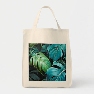 Monstera-Blätter Botanische Tropische Dschungel-Bl Tragetasche