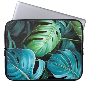 Monstera-Blätter Botanische Tropische Dschungelfol Laptopschutzhülle