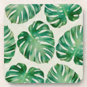 Monstera-Blätter Getränkeuntersetzer