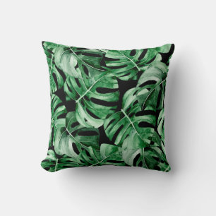 Monstera-Blätter-Muster Kissen
