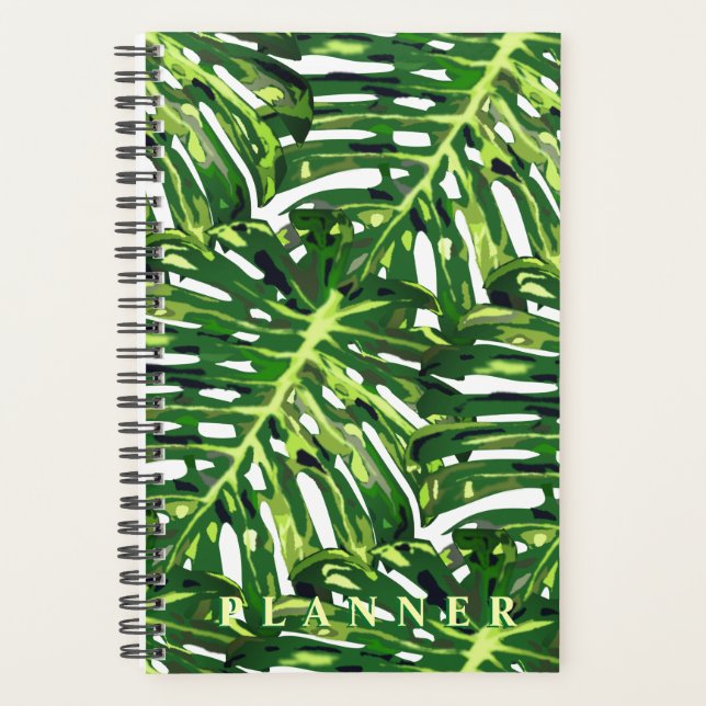 Monstera Blätter Planer (Vorderseite)