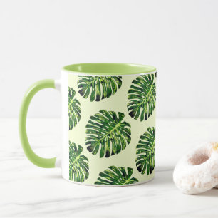 Monstera Blätter Tasse - Farbe auswählen
