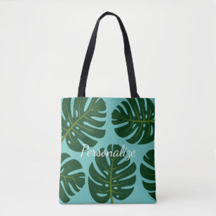 Monstera Deliciosa Palmenblatt Blumenbeete Tasche