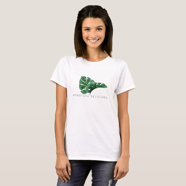 Monstera Deliciosa - Schweizer Käse-Pflanze T-Shirt (Vorne ganz)