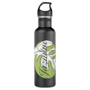 Monstera Doppelleaf Grüne Bezeichnung Edelstahlflasche