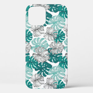 Monstera Duo Tone: Minimale Tropen Case-Mate iPhone Hülle