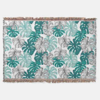 Monstera Duo Tone: Minimale Tropen Decke