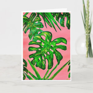 Monstera Einladung
