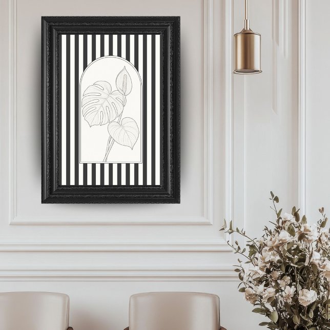 Monstera Elegante Blume Poster (Von Creator hochgeladen)