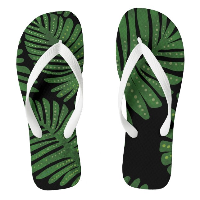 Monstera Flip Flops (Fußbett)