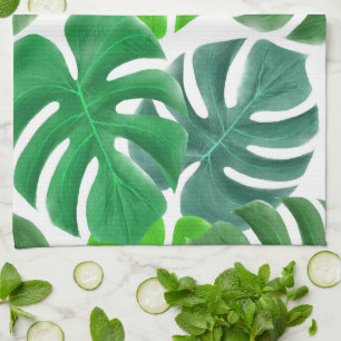 Monstera geschirrtuch