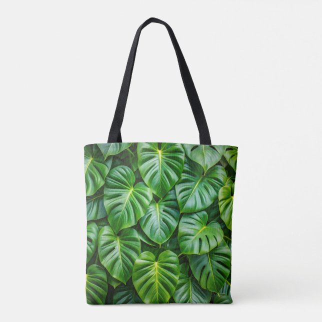 Monstera Green Tasche (Rückseite)