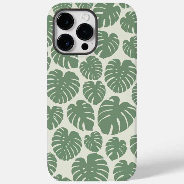 Monstera - grün Case-Mate iPhone hülle (Rückseite)