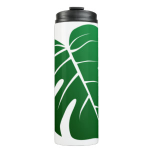 Monstera Leaf Design Thermal Tumbler Thermosbecher