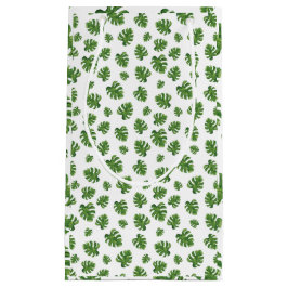 Monstera Leaf Gift Bag Kleine Geschenktüte