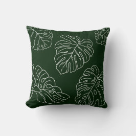 Monstera Leaf Pflanze Lover Wohngestaltung Geschen Kissen