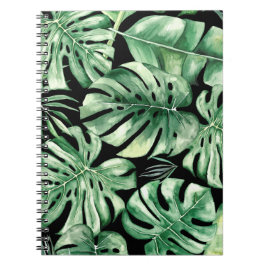 Monstera Leaf Spiral Foto Notebook Notizblock