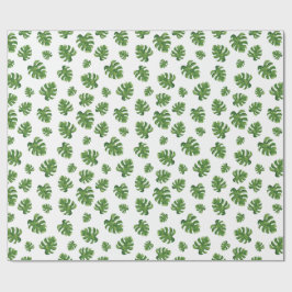 Monstera Leaf Wrapping Paper Geschenkpapier