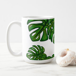 Monstera Leaves Kaffeetasse