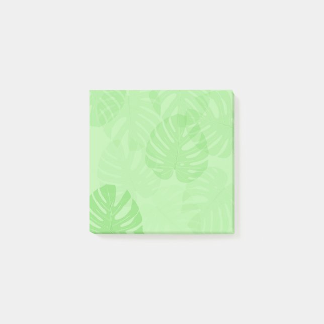 Monstera Leaves Post-it Notes Klebezettel (Vorderseite)
