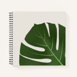 Monstera Notizbuch