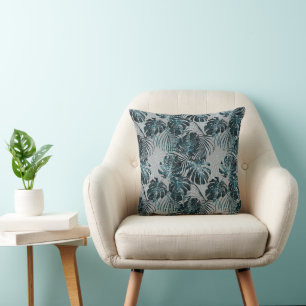 Monstera Palme Leo Tierprint Glam 2 Kissen