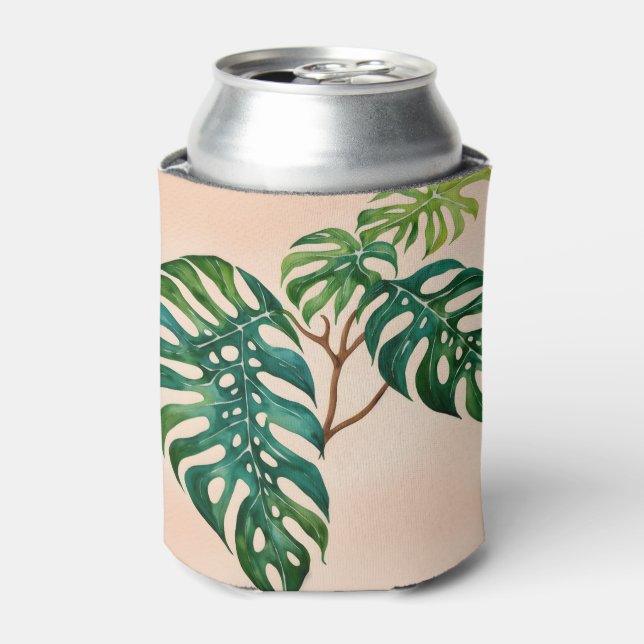 Monstera Pflanze Botanical Dosenkühler (Kanne Vorderseite)