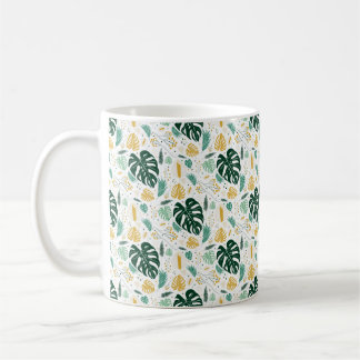 Monstera-Pflanzen-Licht-Tasse Kaffeetasse
