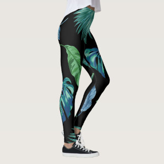 Monstera Philodendron House Pflanze Leggings