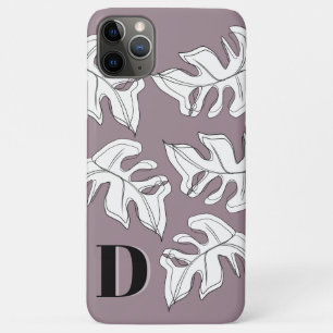 Monstera Schwarz Weiß Botanische Hochzeit Case-Mate iPhone Hülle